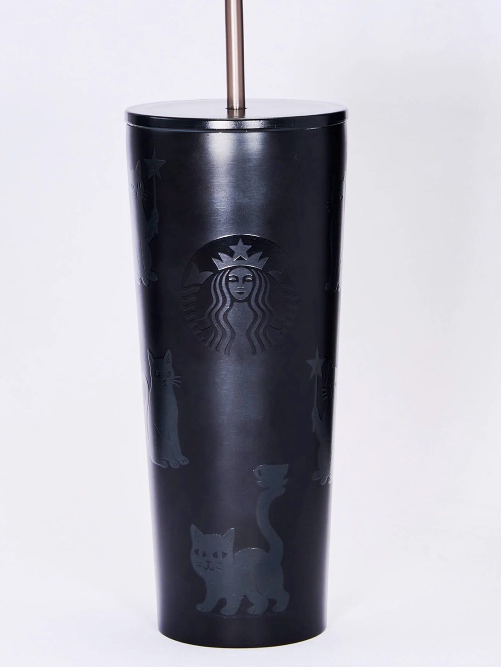 2026 Starbucks Black cat stainless steel cold cup